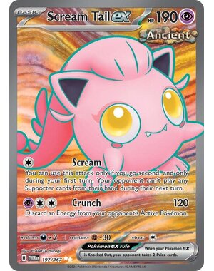 Pokemon Scream Tail ex (197) Lightly Played Holofoil