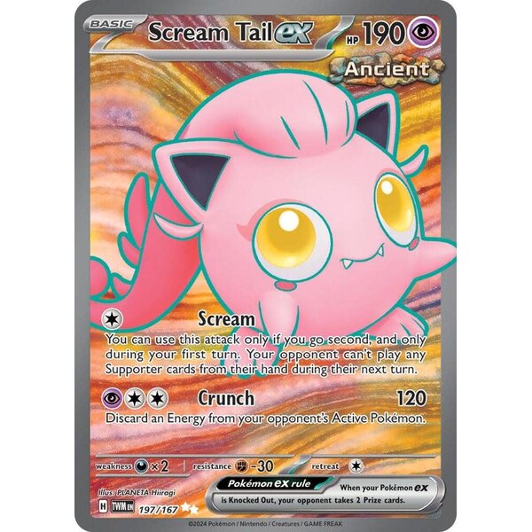 Pokemon Scream Tail ex (197) Lightly Played Holofoil