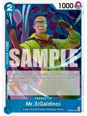 Bandai Mr.3(Galdino) (009) Lightly Played