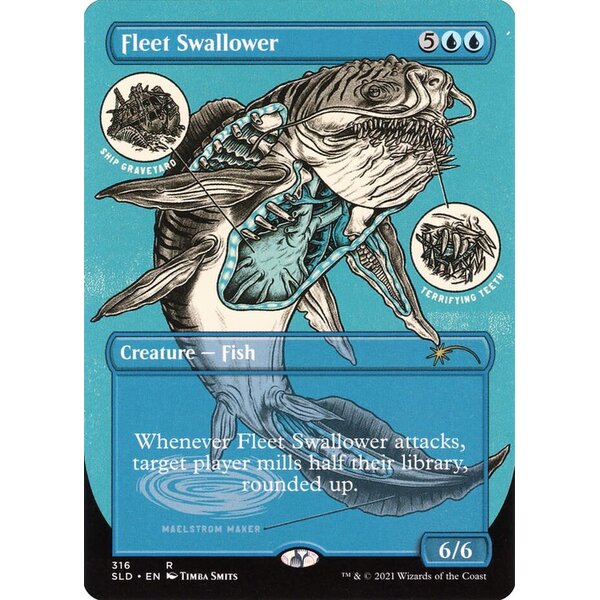 Magic: The Gathering Fleet Swallower (Foil Etched) (316) Lightly Played Foil