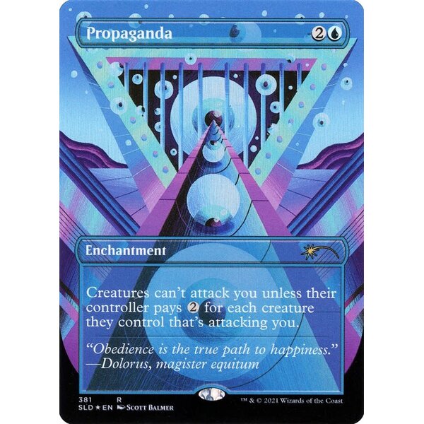 Magic: The Gathering Propaganda (381) Lightly Played Foil
