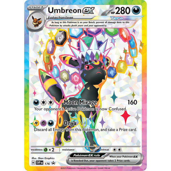 Pokemon Umbreon ex (176) Lightly Played Holofoil