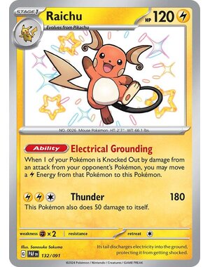 Pokemon Raichu (132) Lightly Played Holofoil