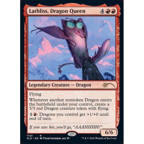 Magic: The Gathering Lathliss, Dragon Queen (1145) Lightly Played Foil