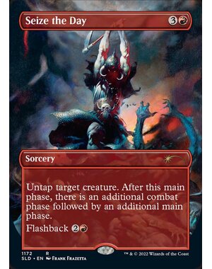 Magic: The Gathering Seize the Day (1172) Lightly Played Foil