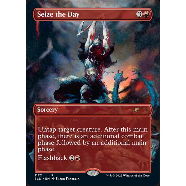 Magic: The Gathering Seize the Day (1172) Lightly Played Foil