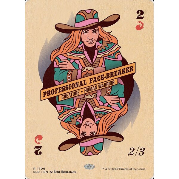 Magic: The Gathering Professional Face-Breaker (1706) Lightly Played Foil