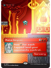 Magic: The Gathering Mana Geyser (Rainbow Foil) (1821) Lightly Played Foil