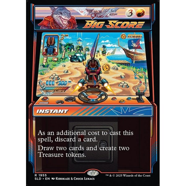 Magic: The Gathering Big Score (Rainbow Foil) (1955) Lightly Played Foil