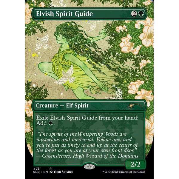 Magic: The Gathering Elvish Spirit Guide (Borderless) (423) Lightly Played Foil