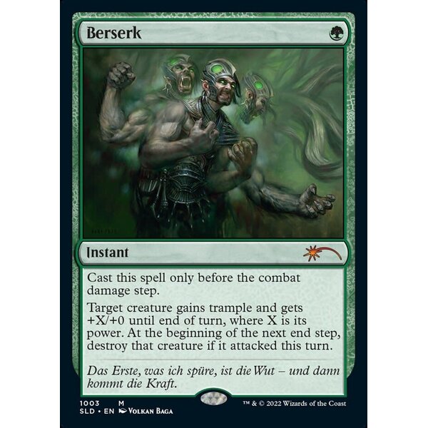 Magic: The Gathering Berserk (1003) Lightly Played Foil