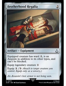 Magic: The Gathering Brotherhood Regalia (071) Lightly Played Foil
