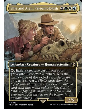 Magic: The Gathering Ellie and Alan, Paleontologists (Borderless) (010) Lightly Played