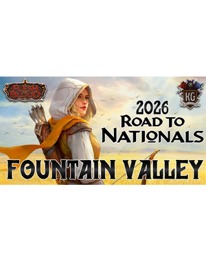 Flesh and Blood 1/25/26 Fountain Valley Flesh and Blood Road to Nationals Classic Constructed Sunday 10 AM