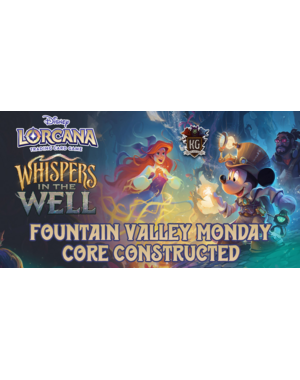 Disney Lorcana 1/19/26 Fountain Valley Lorcana Core Constructed Monday 630 PM