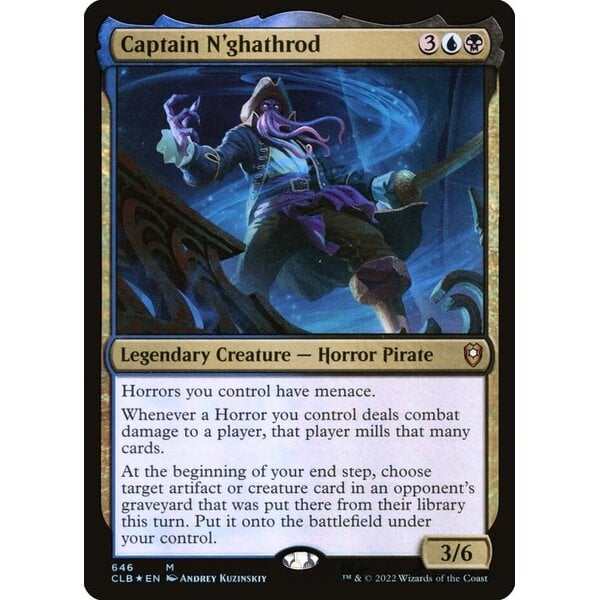 Magic: The Gathering Captain N'ghathrod (646) Lightly Played Foil
