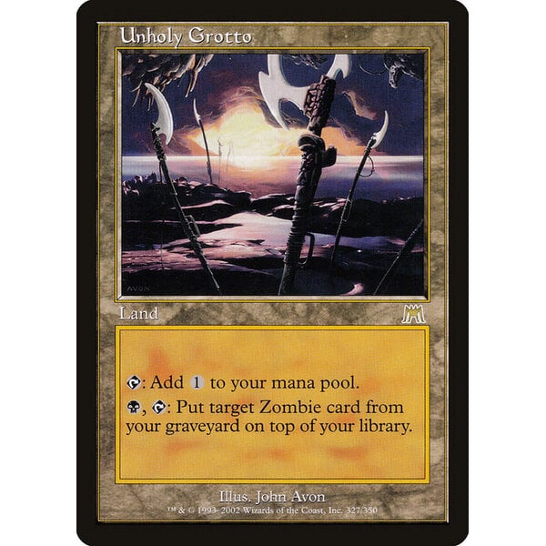 Magic: The Gathering Unholy Grotto (327) Lightly Played