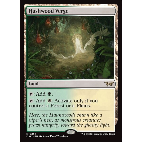 Magic: The Gathering Hushwood Verge (261) Lightly Played