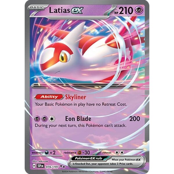 Pokemon Latias ex (076) Lightly Played Holofoil