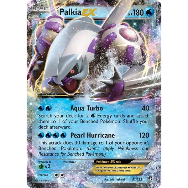 Pokemon Palkia EX (031) Lightly Played