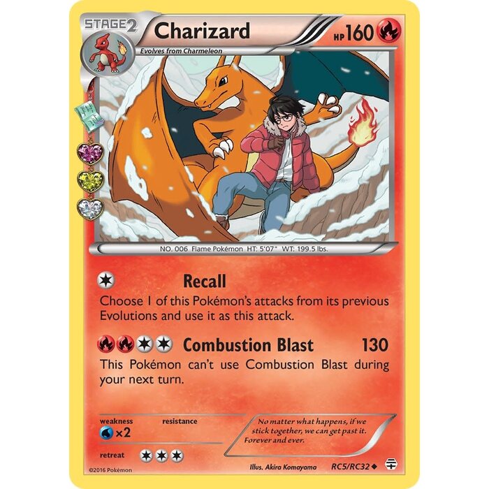Pokemon Charizard (RC5) Moderately Played Holofoil