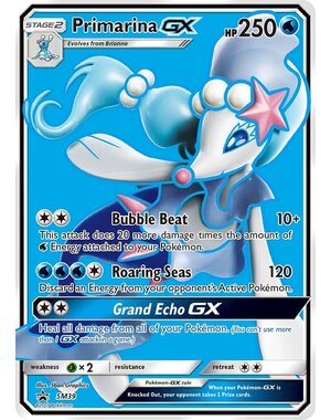 Pokemon Primarina GX (SM39) Lightly Played Holofoil