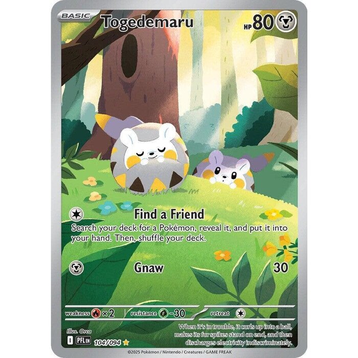 Pokemon Togedemaru (104) Lightly Played Holofoil
