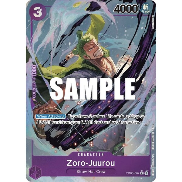 Bandai Zoro-Juurou (Alternate Art) (OP05-067) Lightly Played