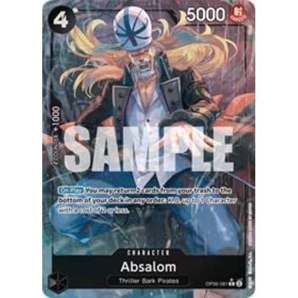 Bandai Absalom (Alternate Art) (OP06-081) Lightly Played
