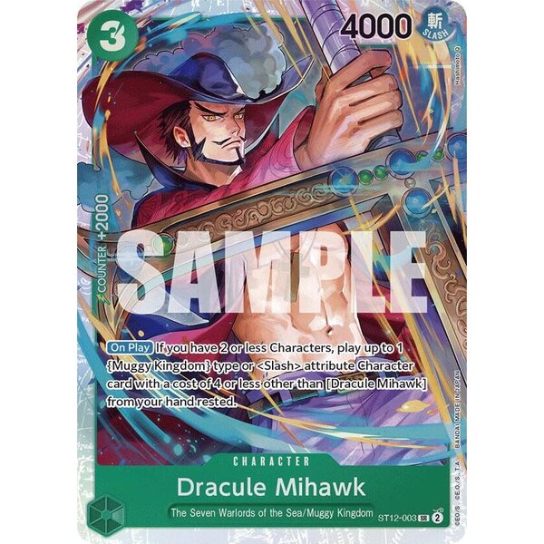 Bandai Dracule Mihawk (ST12-003) Lightly Played