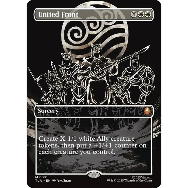 Magic: The Gathering United Front (Borderless) (331) Lightly Played