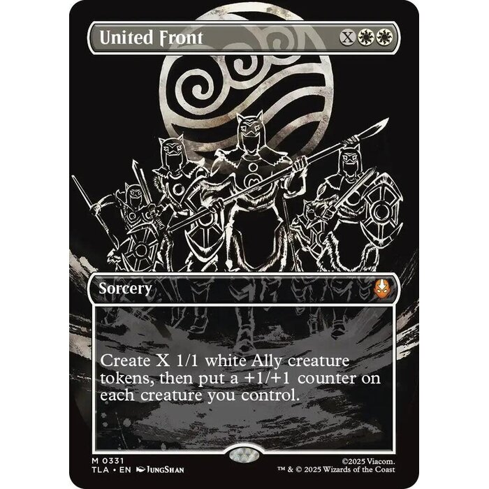 Magic: The Gathering United Front (Borderless) (331) Lightly Played