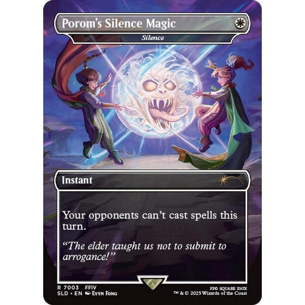 Magic: The Gathering Porom's Silence Magic (7003) Lightly Played Foil
