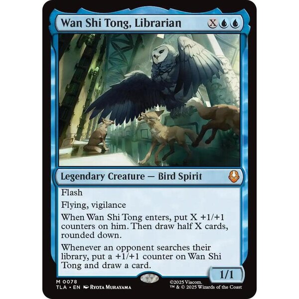 Magic: The Gathering Wan Shi Tong, Librarian (078) Lightly Played