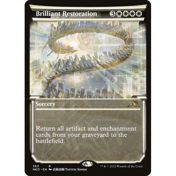 Magic: The Gathering Brilliant Restoration (Showcase) (363) Lightly Played Foil