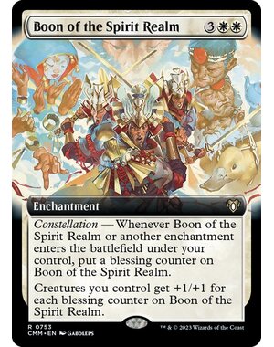 Magic: The Gathering Boon of the Spirit Realm (Extended Art) (753) Lightly Played