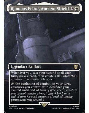 Magic: The Gathering Rammas Echor, Ancient Shield (Borderless) (505) Lightly Played