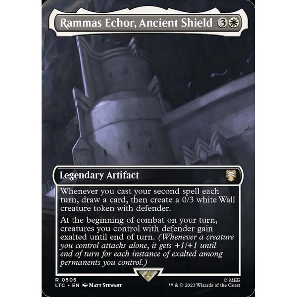 Magic: The Gathering Rammas Echor, Ancient Shield (Borderless) (505) Lightly Played