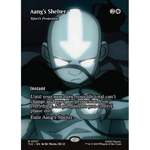Magic: The Gathering Aang's Shelter - Teferi's Protection (Borderless) (007) Lightly Played Foil