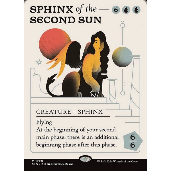 Magic: The Gathering Sphinx of the Second Sun (Rainbow Foil) (1720) Lightly Played Foil