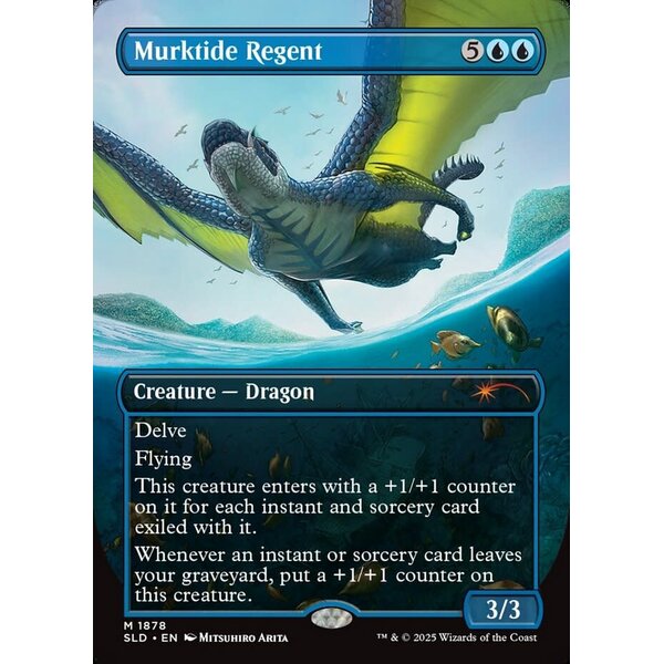 Magic: The Gathering Murktide Regent (1878) Lightly Played Foil