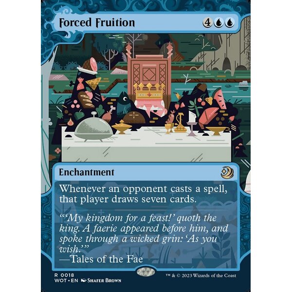Magic: The Gathering Forced Fruition (018) Lightly Played Foil