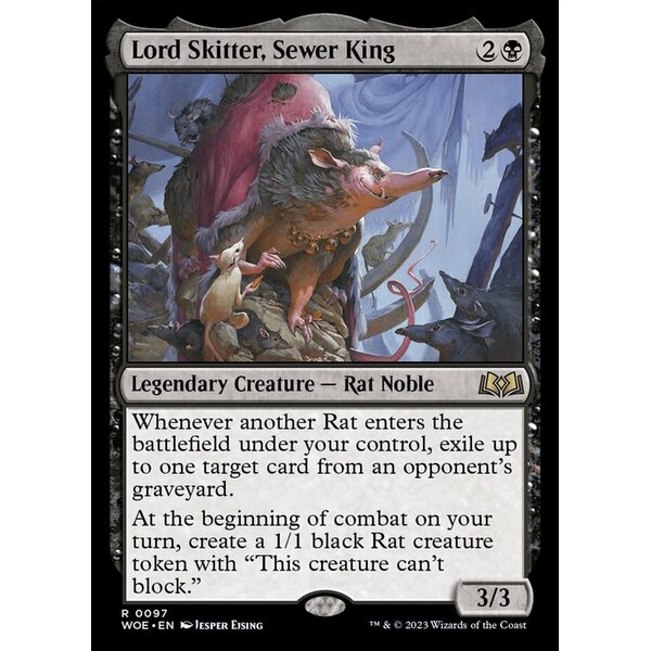 Magic: The Gathering Lord Skitter, Sewer King (097) Lightly Played
