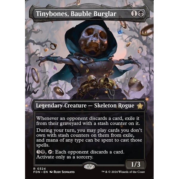 Magic: The Gathering Tinybones, Bauble Burglar (Borderless) (324) Lightly Played