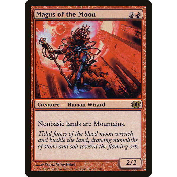 Magic: The Gathering Magus of the Moon (101) Moderately Played