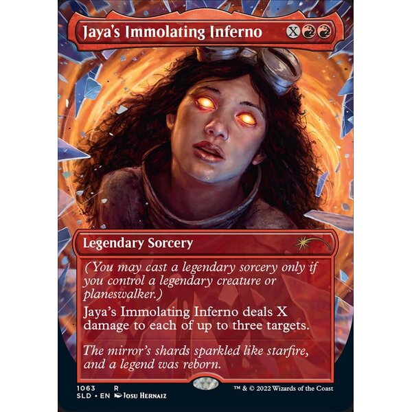 Magic: The Gathering Jaya's Immolating Inferno (1063) Lightly Played Foil