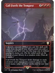 Magic: The Gathering Call Forth the Tempest (Borderless) (509) Near Mint Foil