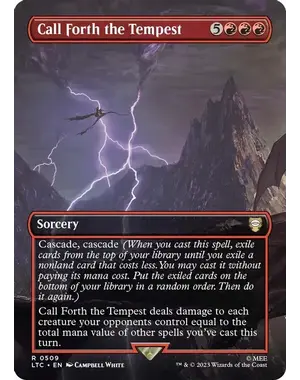 Magic: The Gathering Call Forth the Tempest (Borderless) (509) Near Mint Foil