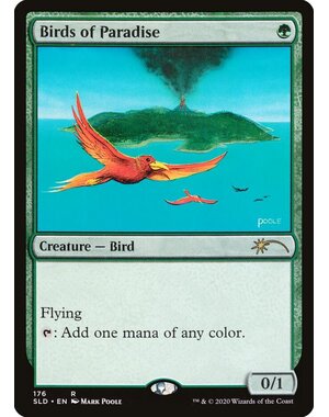 Magic: The Gathering Birds of Paradise (176) Lightly Played Foil