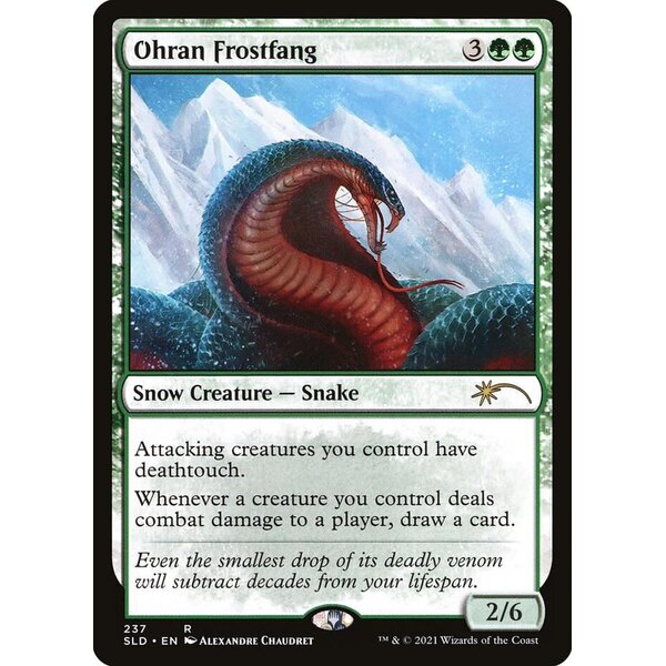 Magic: The Gathering Ohran Frostfang (237) Lightly Played Foil